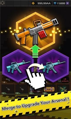 想体验子弹自动跑酷的合成乐趣？合成子弹(Merge Bullet)等你来挑战！