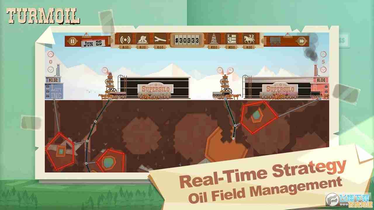 想体验石油开采的乐趣？快来试试《Turmoil》手机版吧！